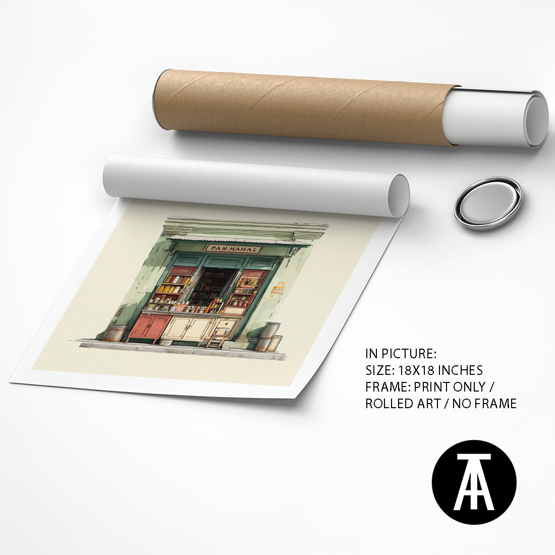 Artwork as Print Only / Rolled Art