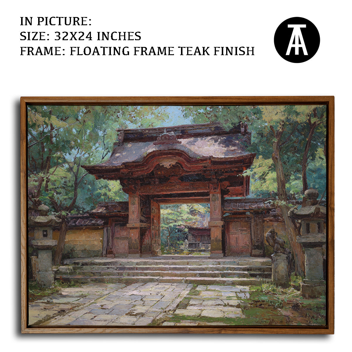 Artwork in Floating Frame