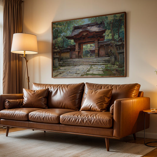 Japanese Artwork in a Lifestyle Setting