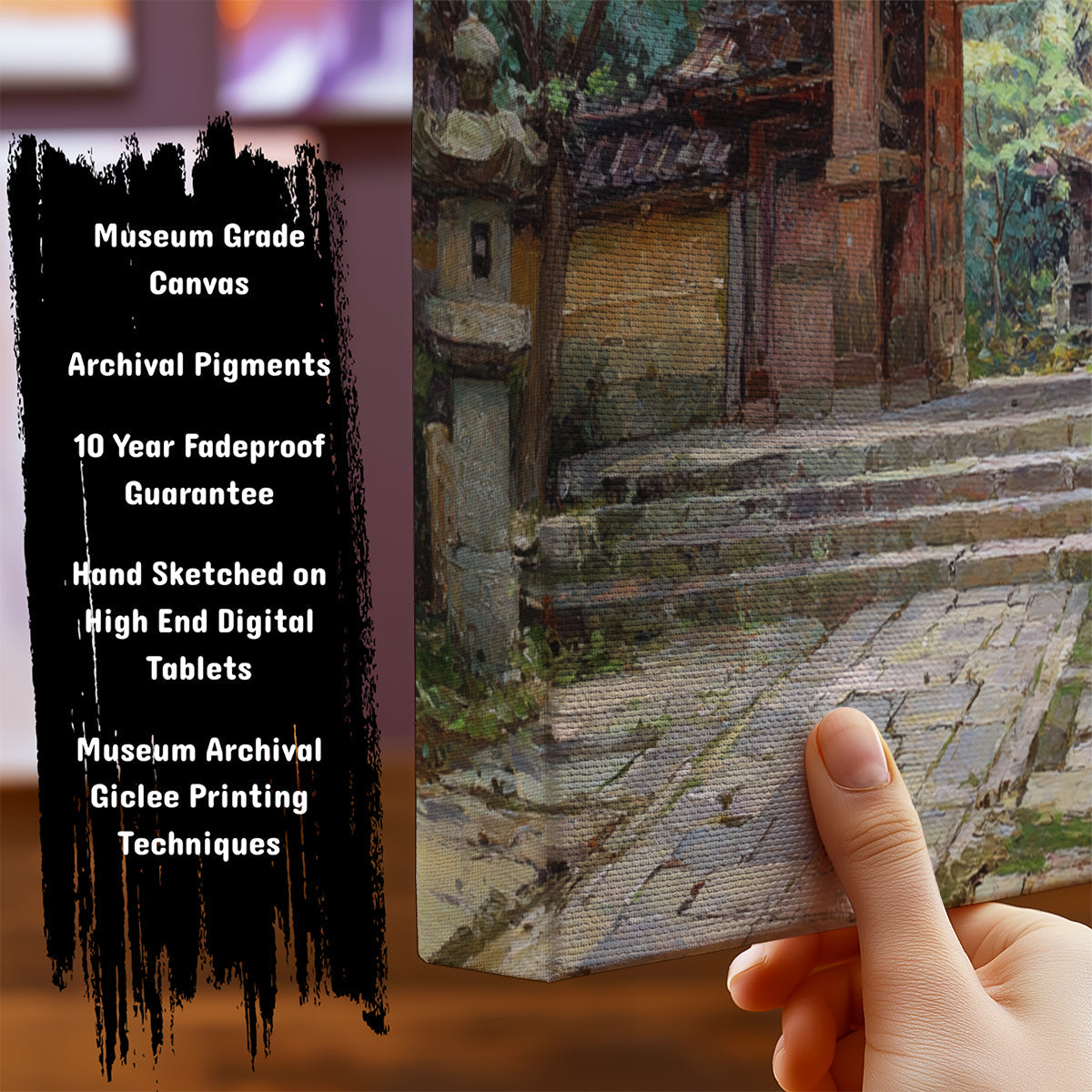 Information about Japanese Canvas Art Print