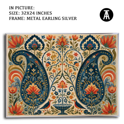 Artwork in Metal Earling Silver Frame