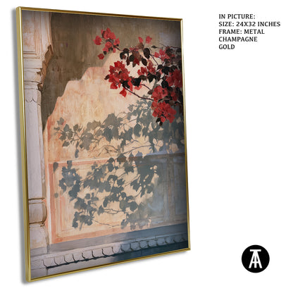 Artwork in Metal Champagne Gold Frame