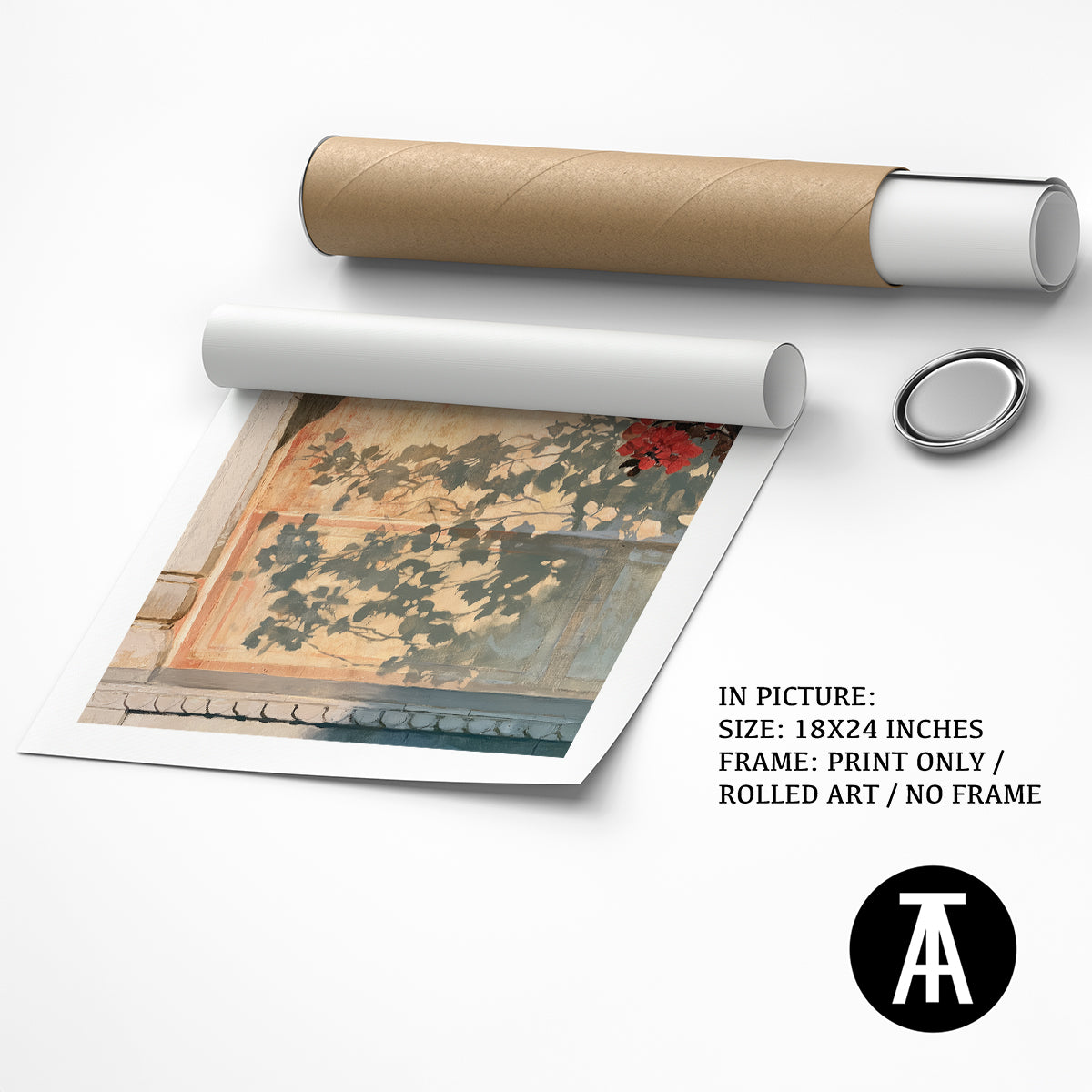 Artwork as Print Only / Rolled Art