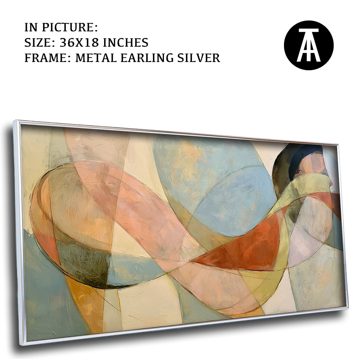 Artwork in Metal Earling Silver Frame