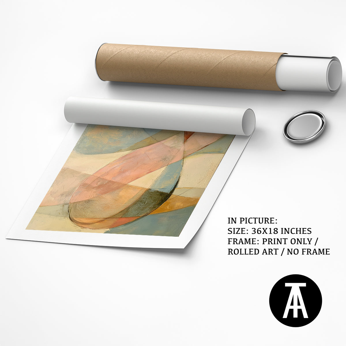 Artwork as Print Only / Rolled Art