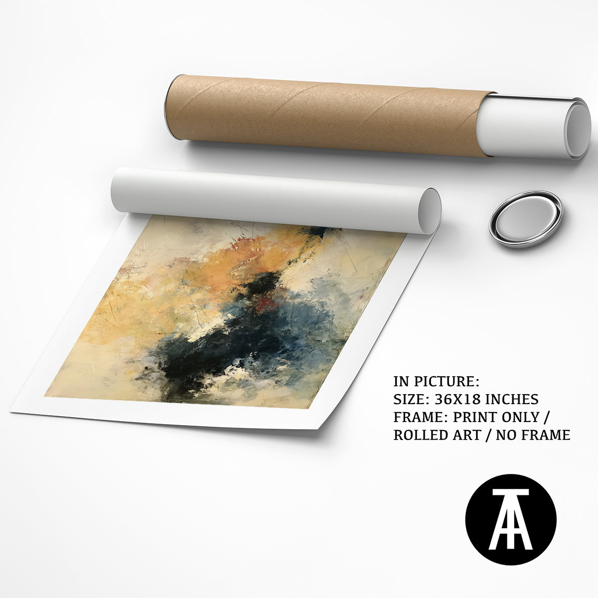 Artwork as Print Only / Rolled Art