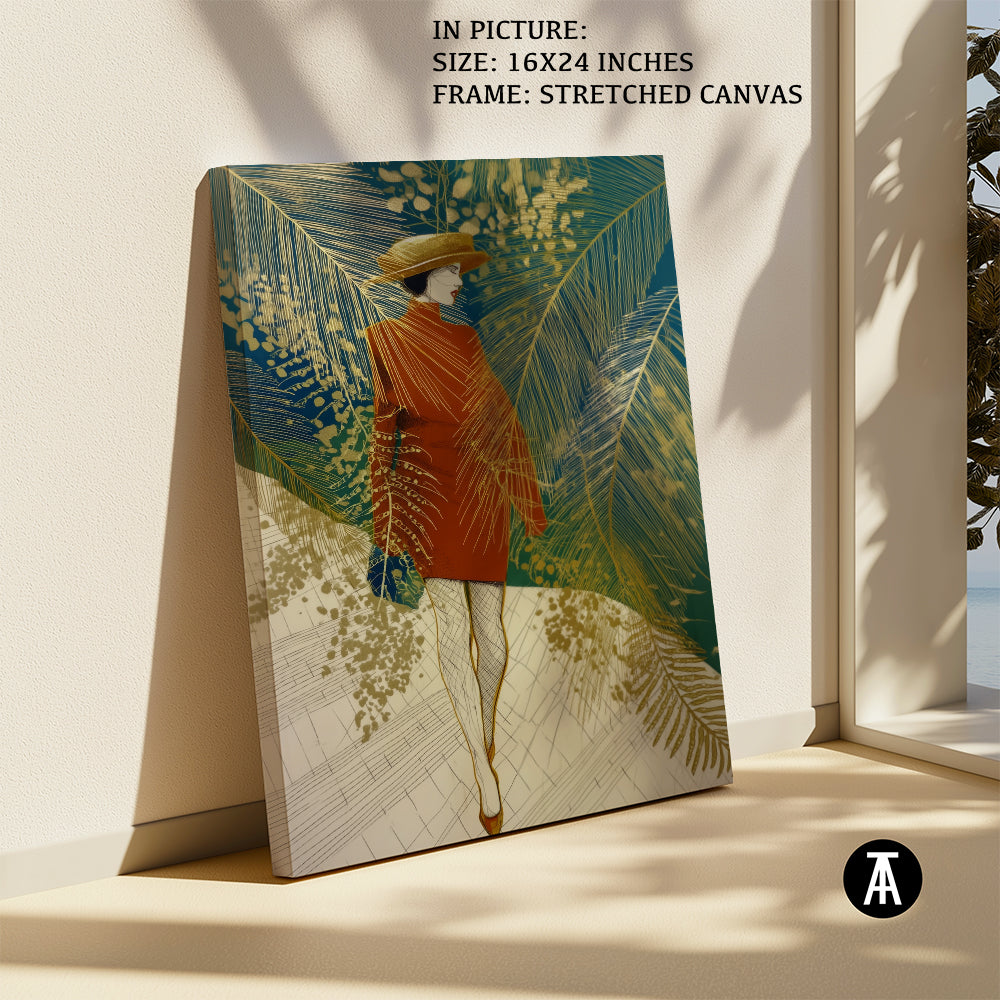 Palm & Gold Reverie by Mexico Majestica