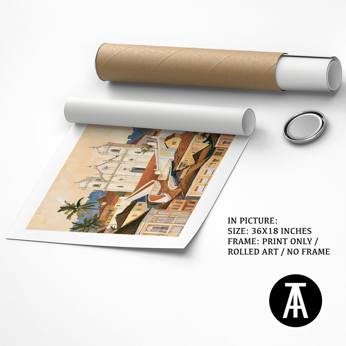 Artwork as Print Only or Rolled Art