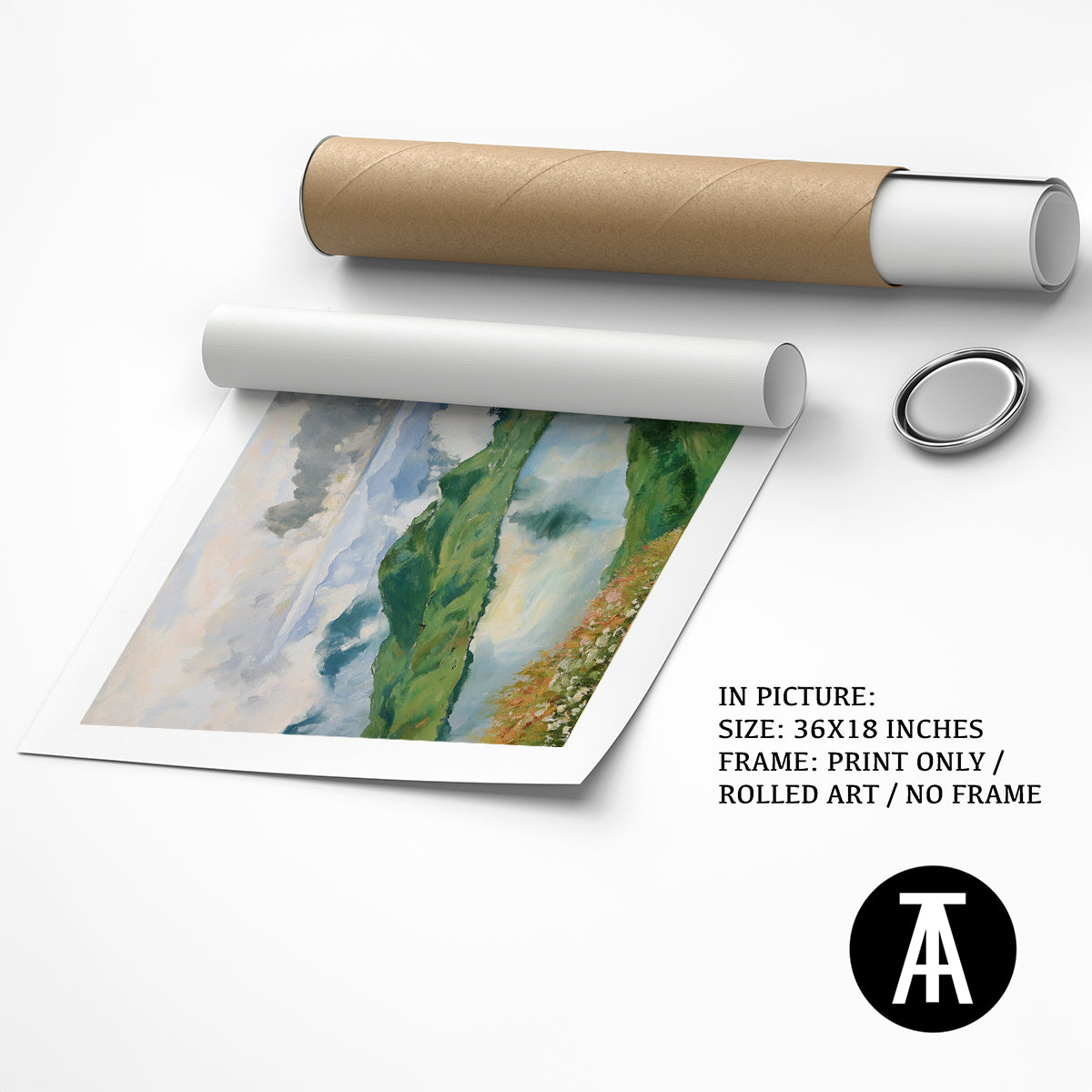 Artwork as Print Only or Rolled Art