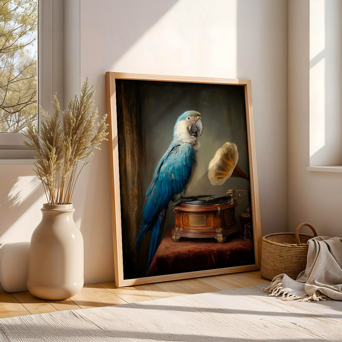 Painting in a Lifestyle Setting