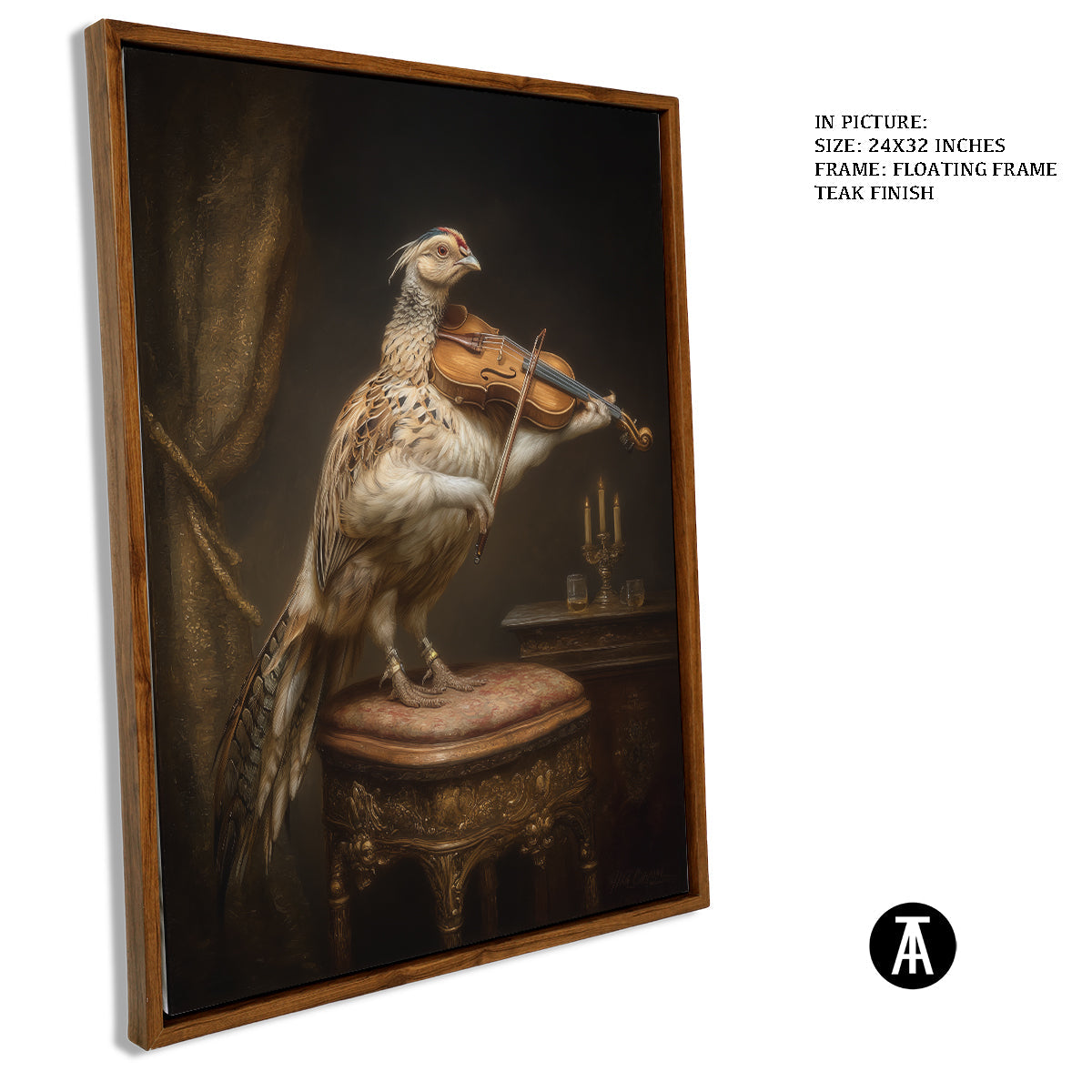 Artwork in Floating Frame