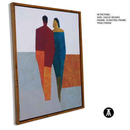 Artwork in Floating Frame