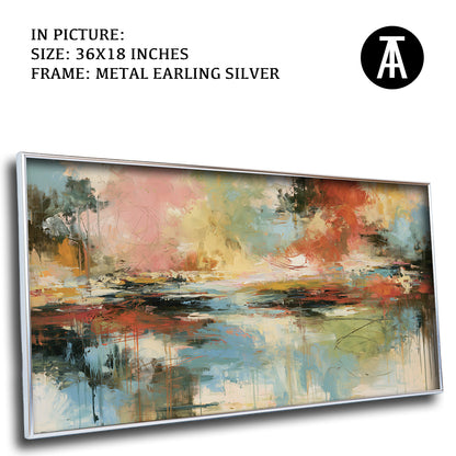 Artwork in Metal Earling Silver Frame