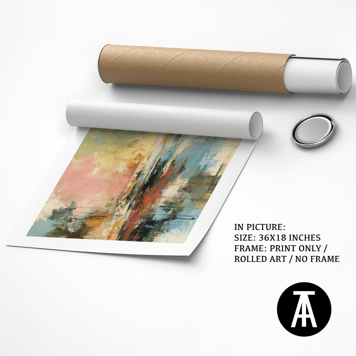 Artwork as Print Only / Rolled Art