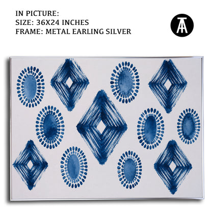 Artwork in Metal Earling Silver Frame