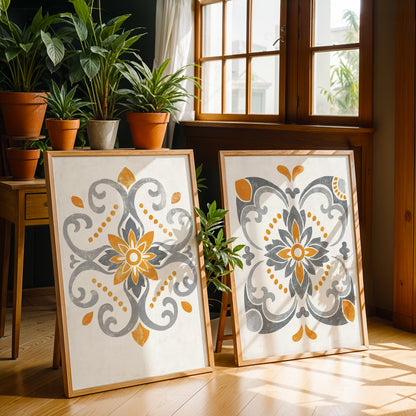 Heritage Indian Painting in a Lifestyle Setting