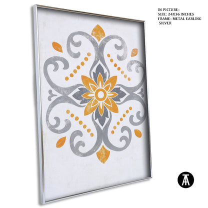 Artwork in Metal Earling Silver Frame