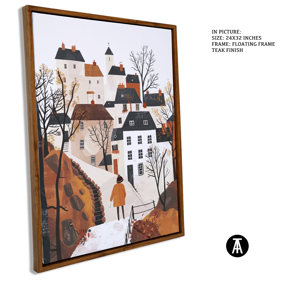 Sample Artwork in Floating Frame