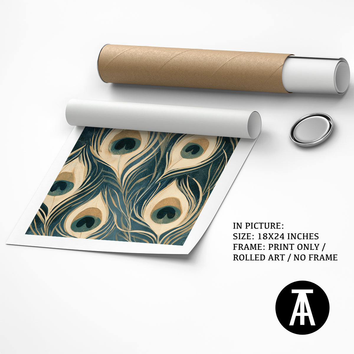 Artwork as Print Only / Rolled Art