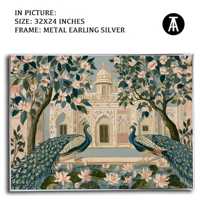 Artwork in Metal Earling Silver Frame