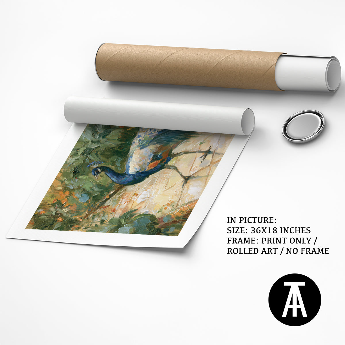 Artwork as Print Only / Rolled Art