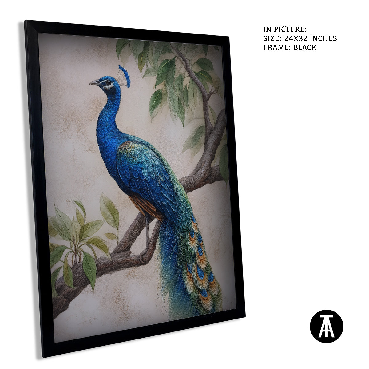 Artwork in Metal Earling Silver Frame