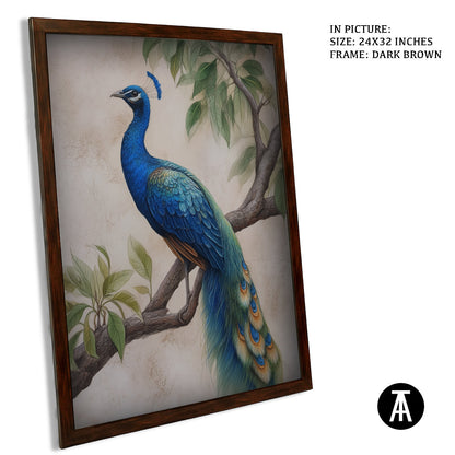 Artwork in Metal Champagne Gold Frame