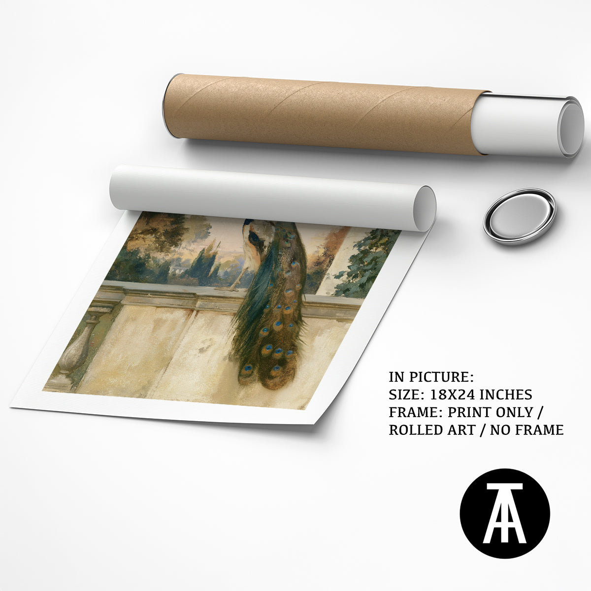 Artwork as Print Only / Rolled Art