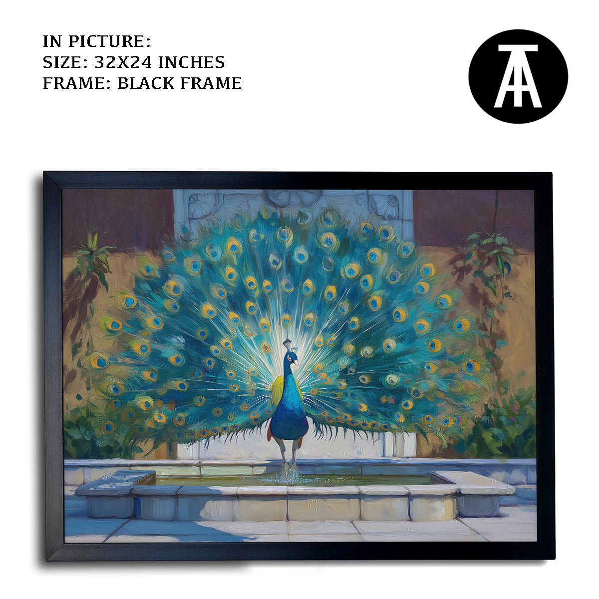 Artwork in Metal Earling Silver Frame