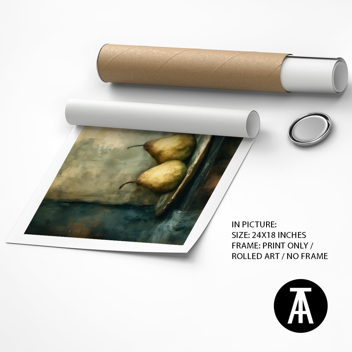 Artwork as Print Only or Rolled Art