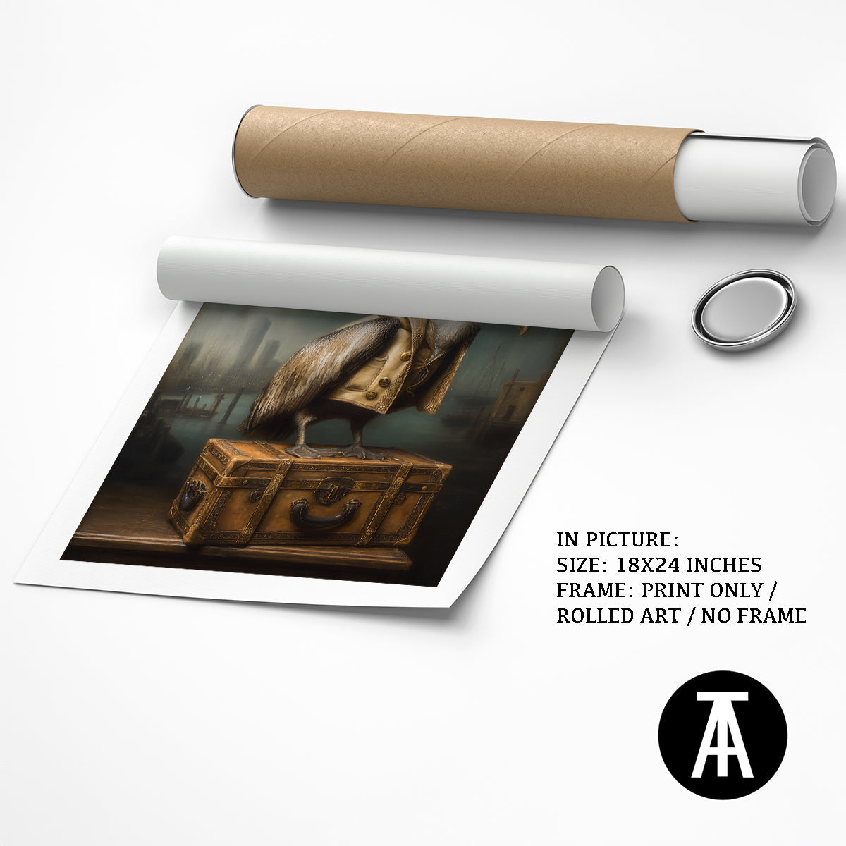 Artwork as Print Only or Rolled Art