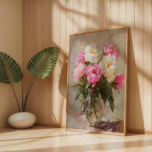 Floral Painting in a Lifestyle Setting
