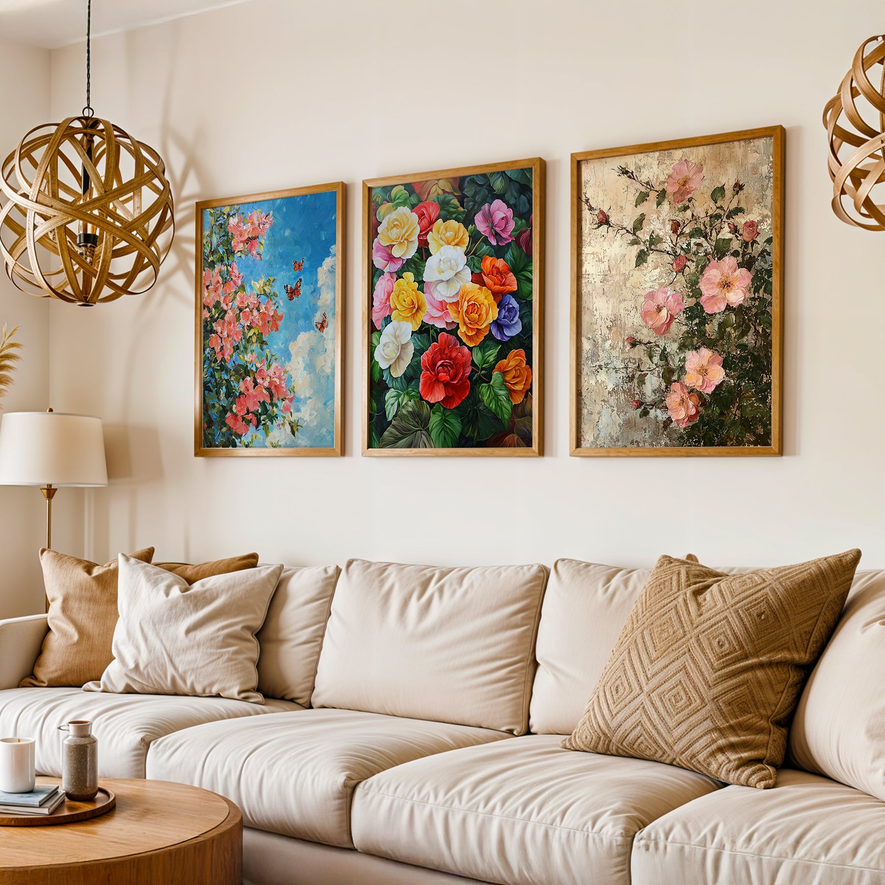 Gallery Wall Set in Lifestyle Setting