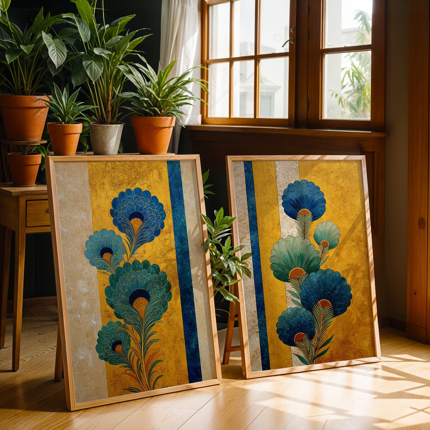 Heritage Indian Painting in a Lifestyle Setting