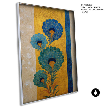 Artwork in Metal Earling Silver Frame