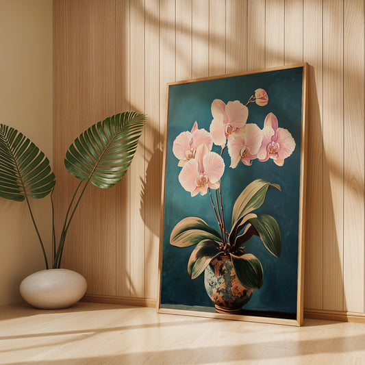 Floral Painting in a Lifestyle Setting