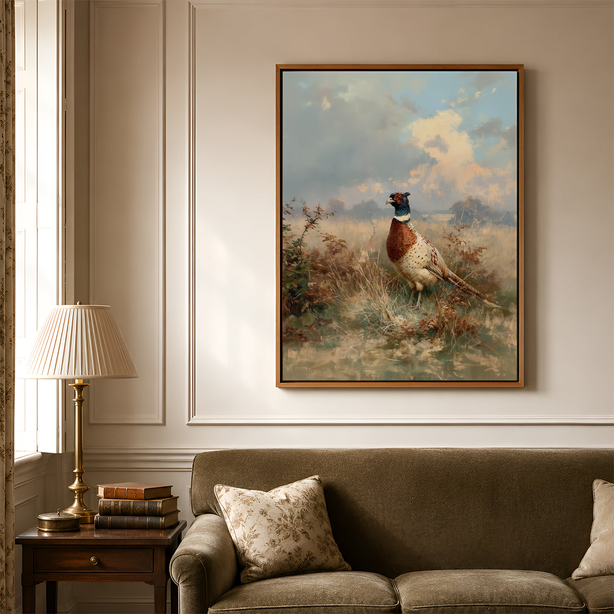 Painting in a Lifestyle Setting