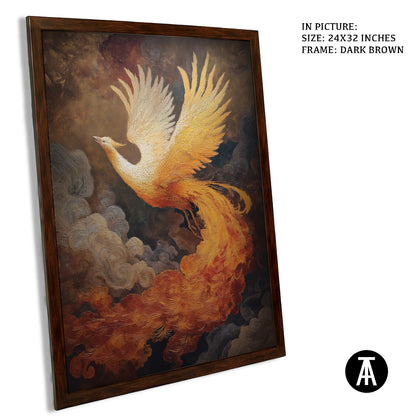 Artwork in Metal Champagne Gold Frame