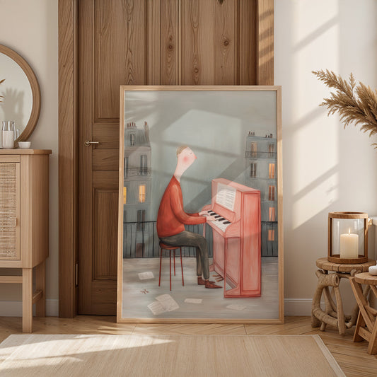 Painting in a Lifestyle Setting