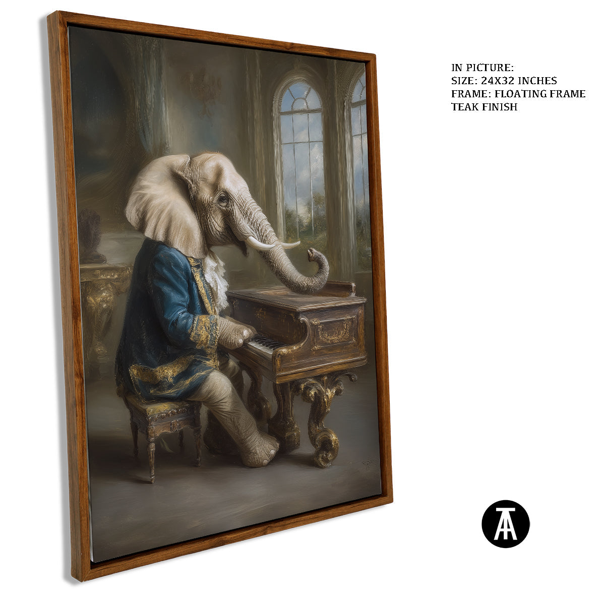 Artwork in Floating Frame