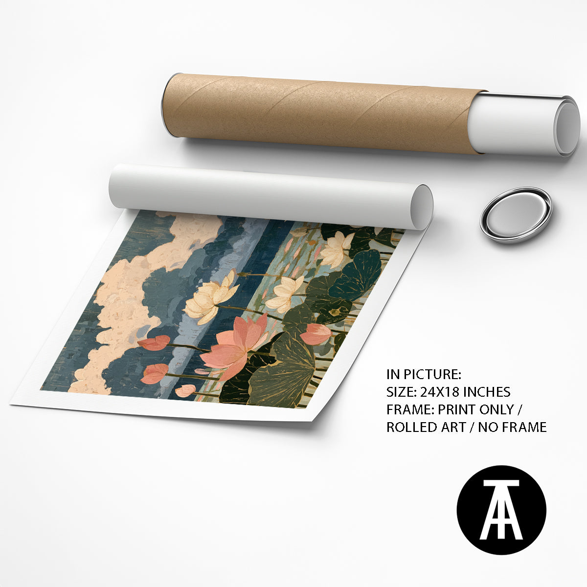 Artwork as Print Only / Rolled Art