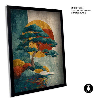 Artwork in Metal Earling Silver Frame