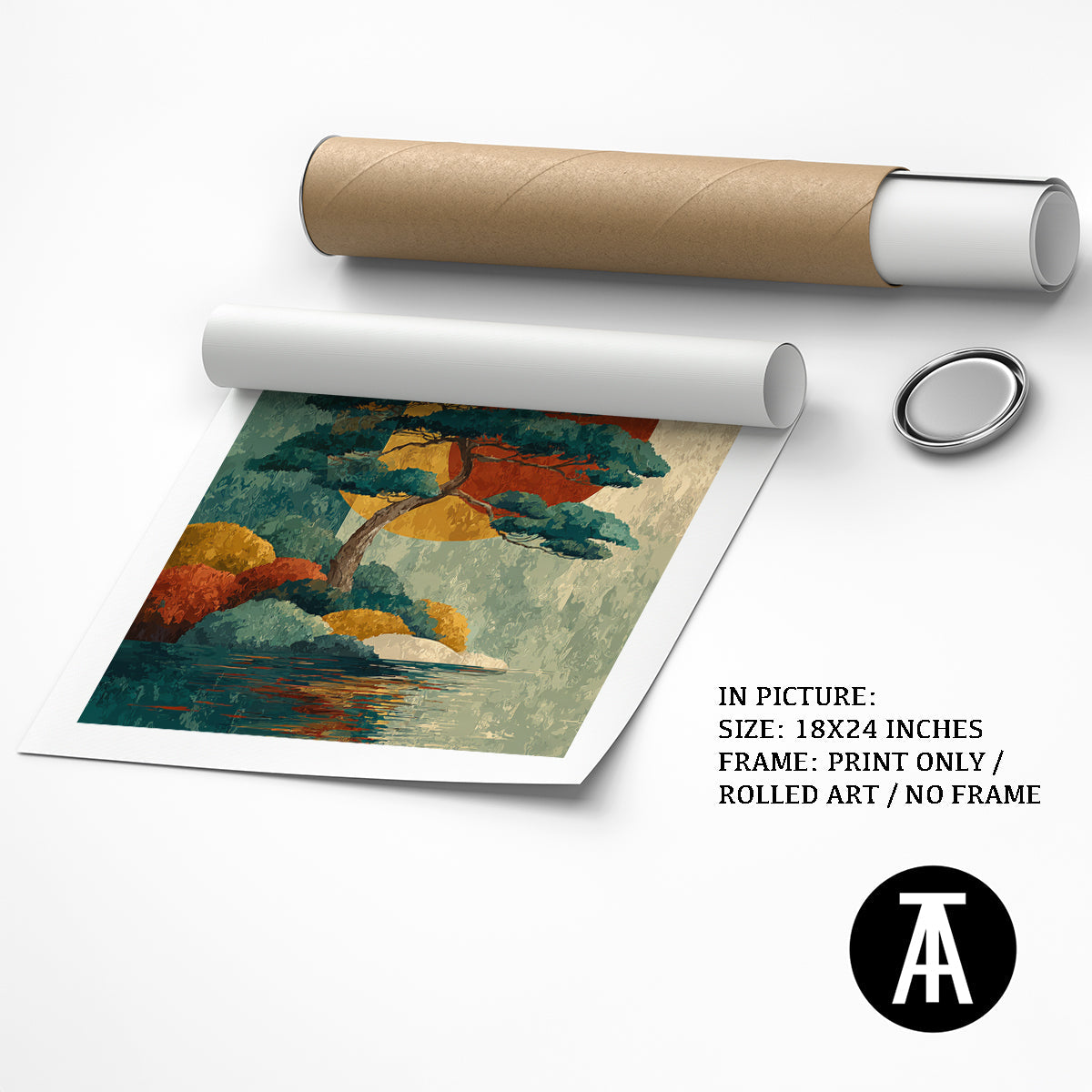 Artwork as Print Only or Rolled Art