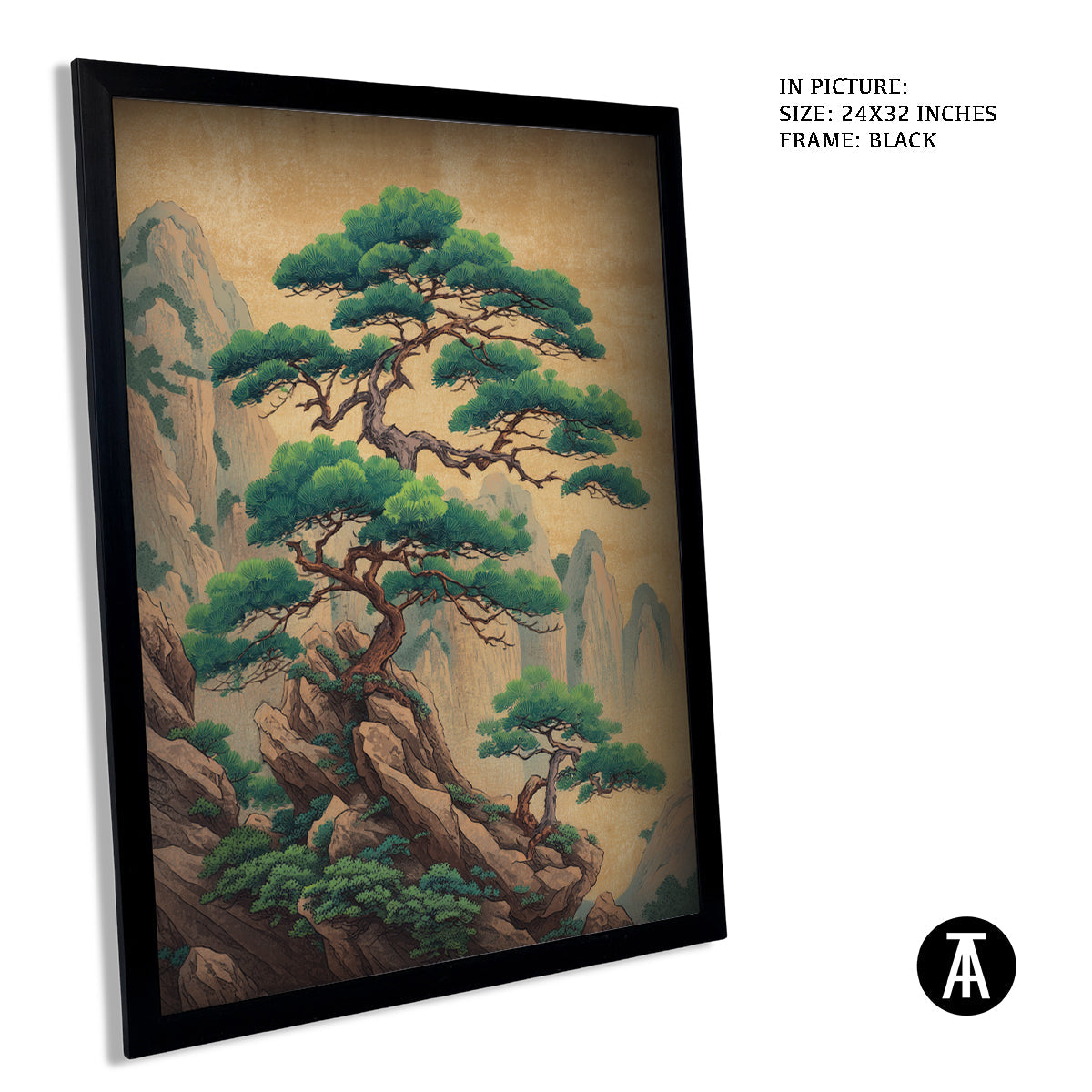 Artwork in Metal Earling Silver Frame