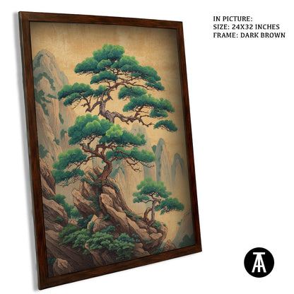 Artwork in Metal Champagne Gold Frame