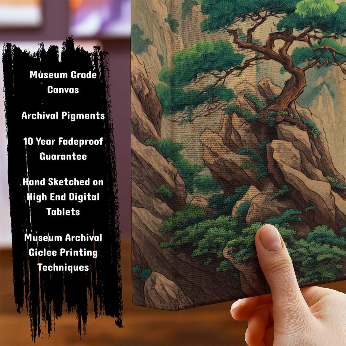 Information about Japanese Canvas Art Print