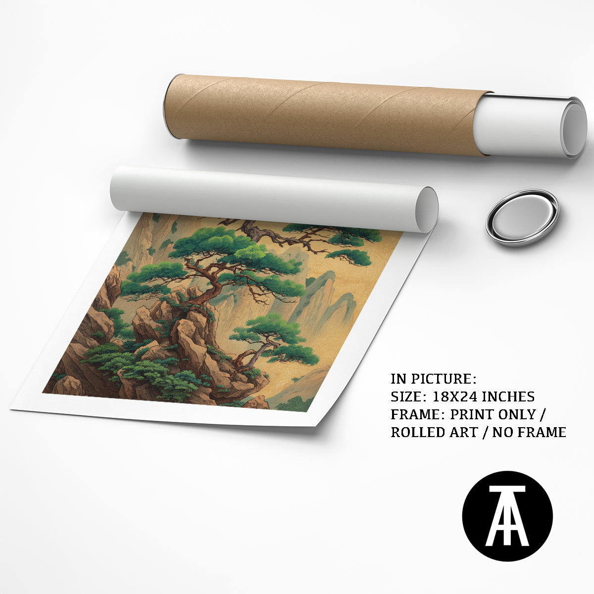 Artwork as Print Only or Rolled Art