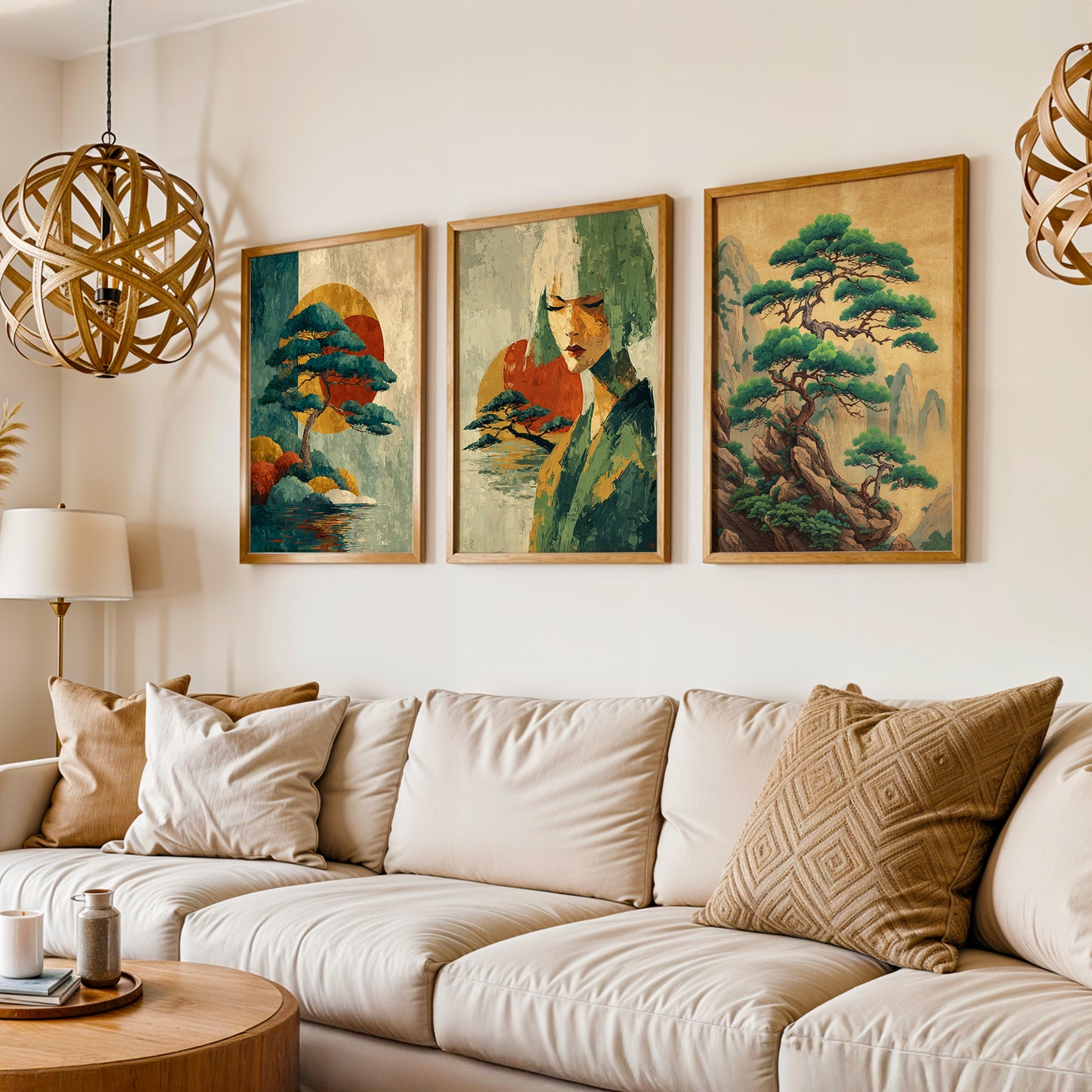 Gallery Wall Set in Lifestyle Setting