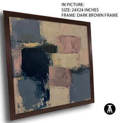 Artwork in Dark Brown Frame