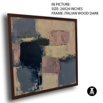 Artwork in Dark Wood Frame